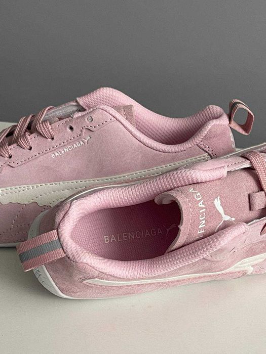 Кросівки Puma Speedcat Suede Balenciaga In Pink premium