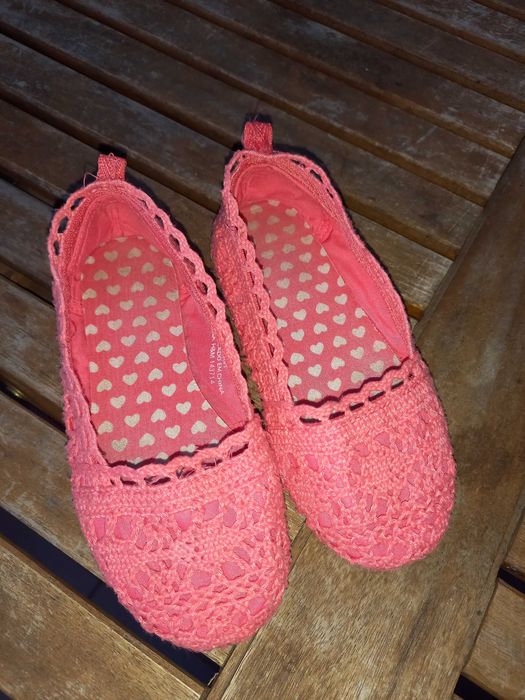Baleriny ażurowe H&M rozm 25