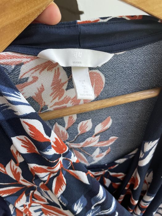Сукня для гв годуючих в квітковий принт h&m розмір s/m