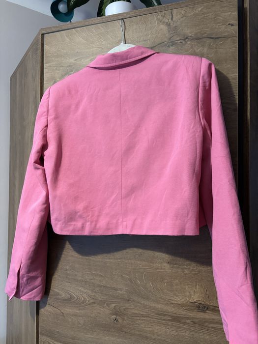 Marynarka kurtka różowa Zara