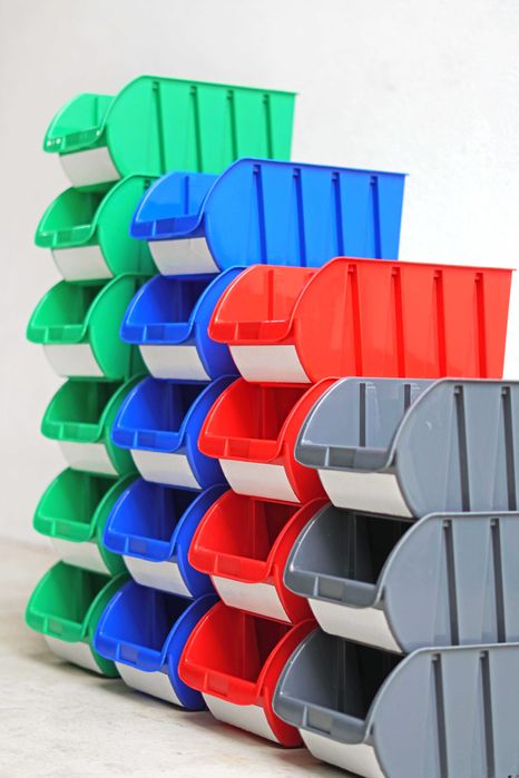 Caixa de plástico de bico empilhável - várias medidas (iva incl.)64575367654401121