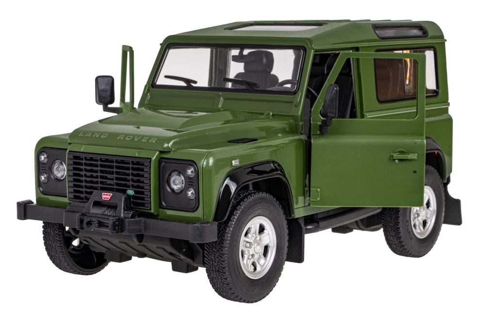 Autko R/C Land Rover Defender  RASTAR Zielony Auto zdalnie sterowane