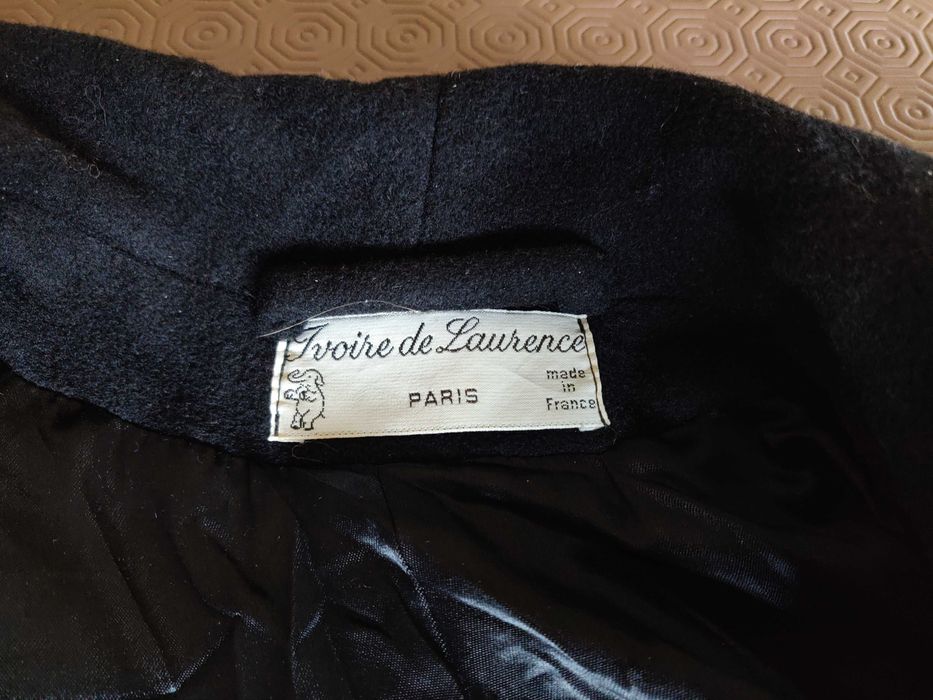 Sobretudo comprido em lã, Ivoire de Laurence