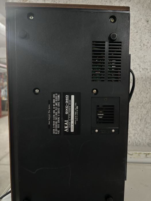 Deck de cassetes Akai GXC-36D