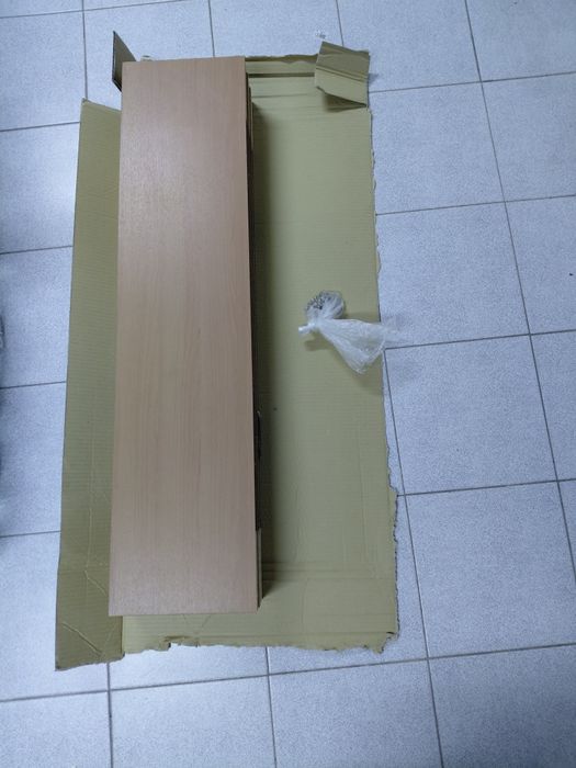 6 parteleiras de aglomerado de madeira