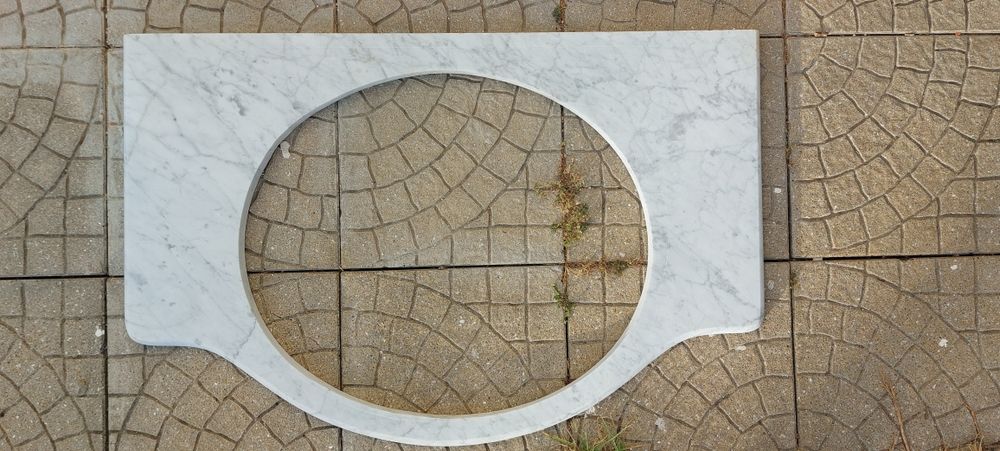 Pedra Mármore para bacia WC