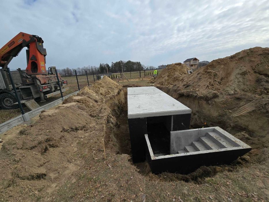 Zbiornik betonowy szambo piwnice ogrodowe kanał samochodowy Lublin