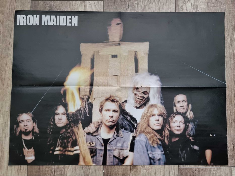Plakat IRON MAIDEN z 2000 r. - Format A2 (55 x 40 cm) - NOWY!