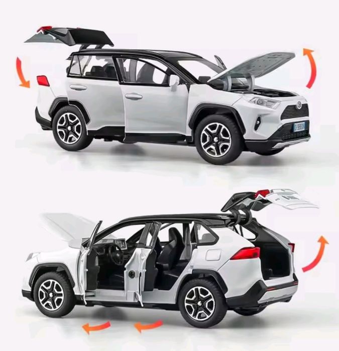 Моделька іграшкова TOYOTA Rav-4 миталева