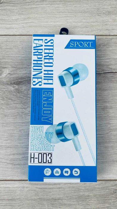Навушники проводні H-003