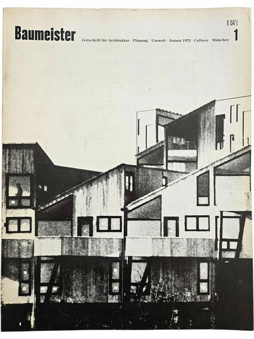Zestaw 12x Baumeister Magazyn Czasopismo Architektura Design 1972