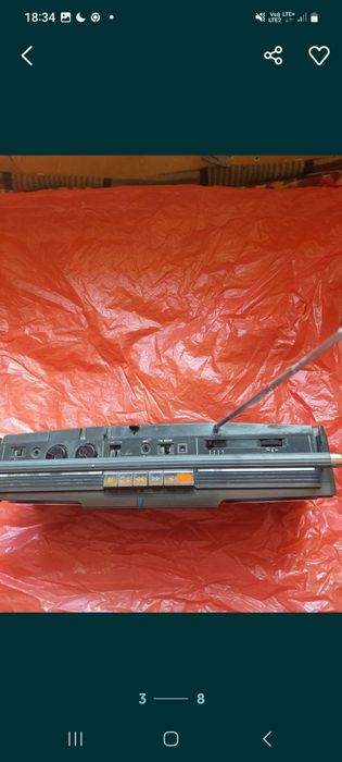 Stary Radiomagnetofon model PC 440