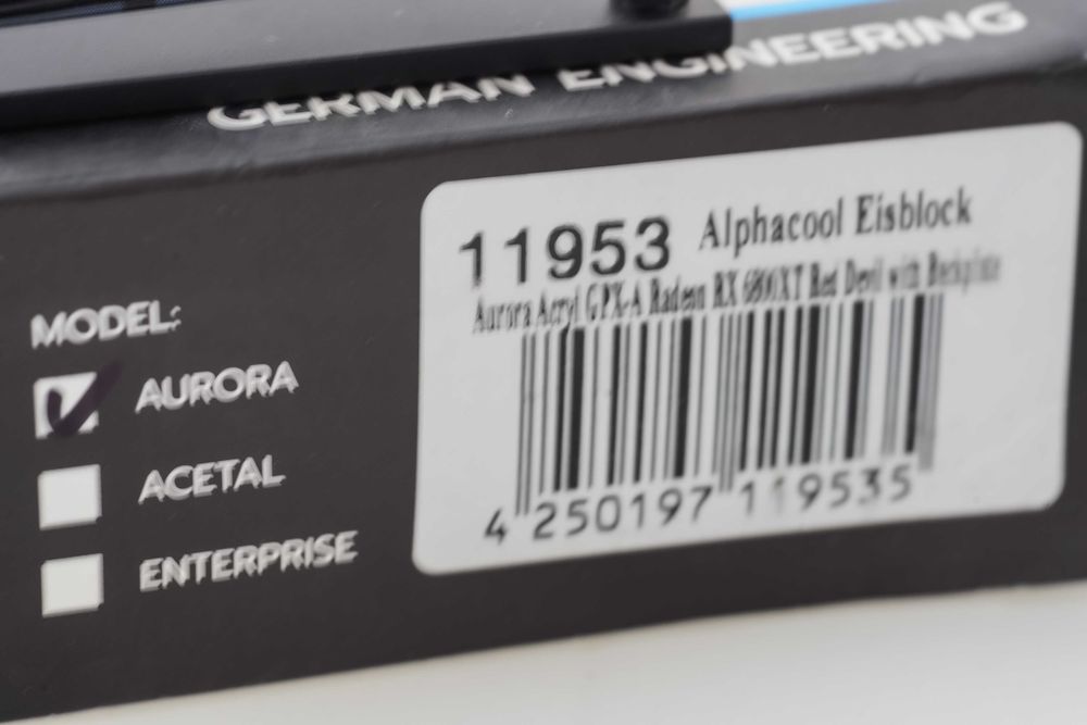 Alphacool Eisblock GPX 11953 - Radeon RX6800XT Red Devil inc Backplate434860790655887361