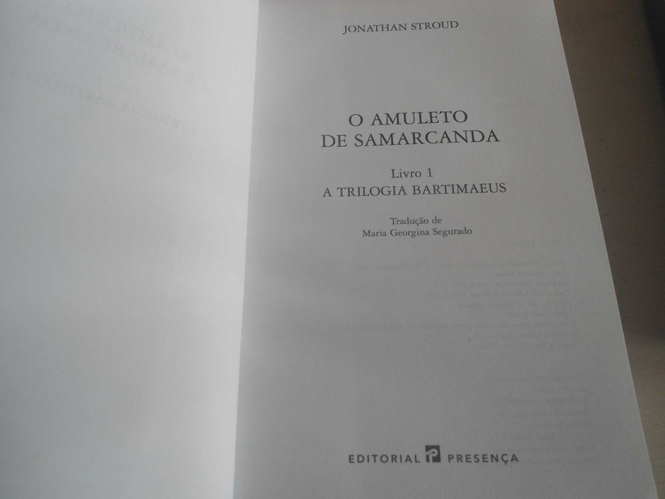 A Trilogia Bartimaeus (Livros 1 e 2) por Jonathan Stroud