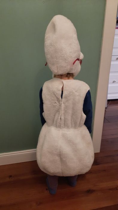 Strój karnawałowy bałwanek