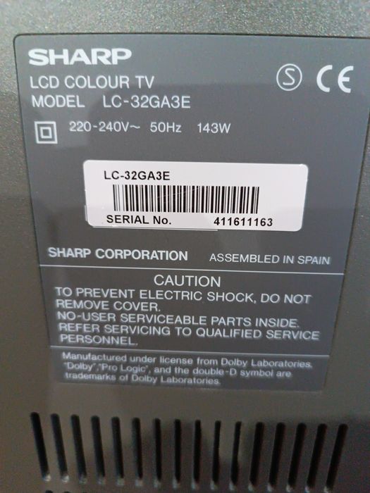 Телевізор.    SHARP