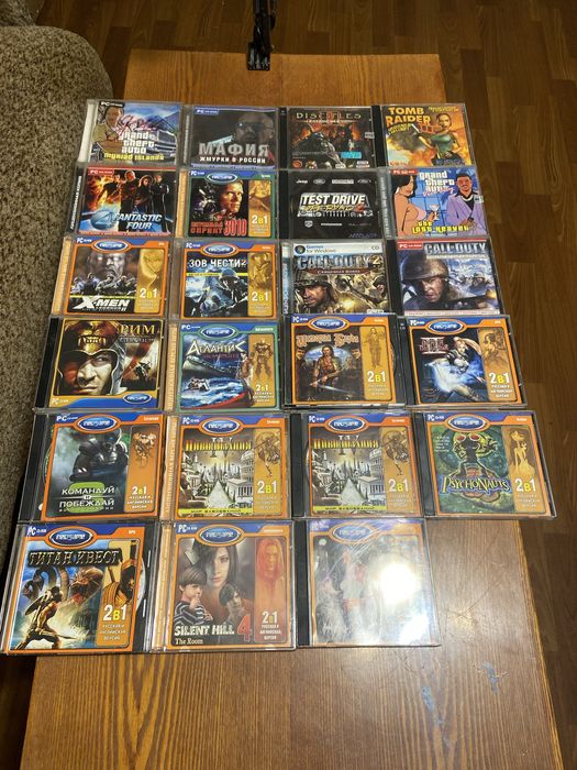 Диски с играми на ПК