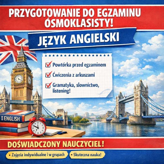 Korepetycje język angielski