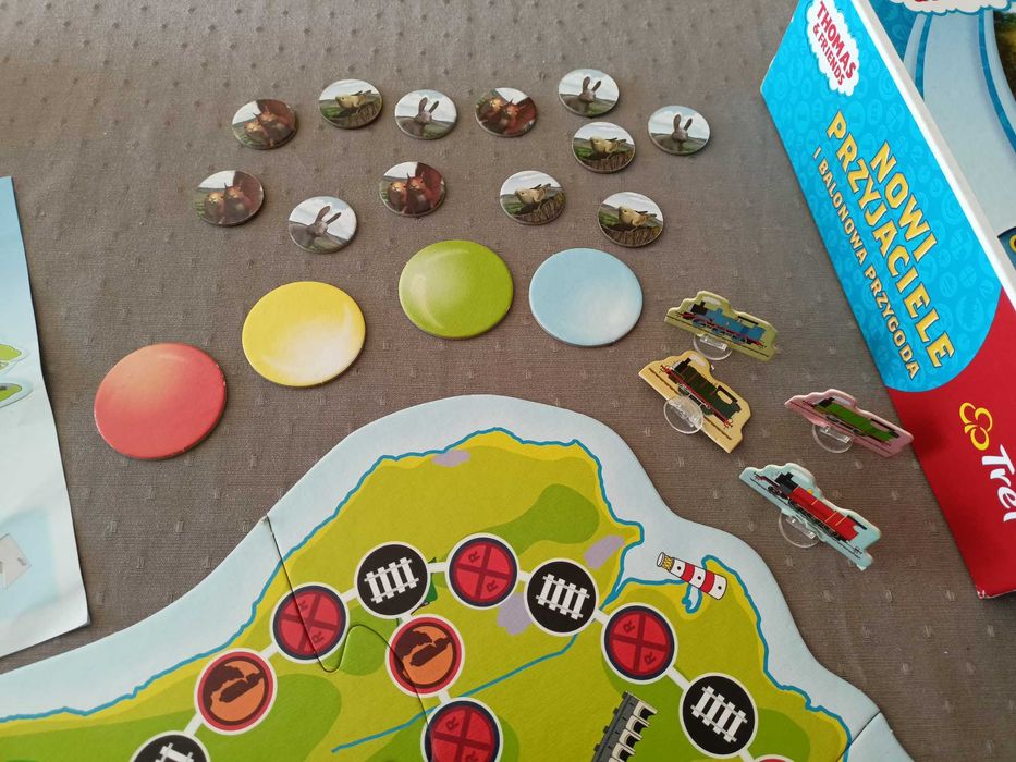 Gra planszowa TreflTomas &Friends nowi przyjaciele i balonowa przygoda