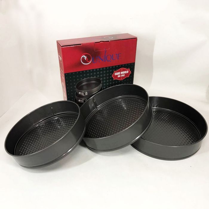 Набір форм для випікання 3шт • Метал • Роз’ємні • Торт / Запікання