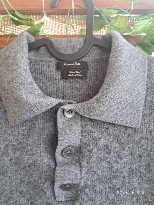 Sweter Massimo Dutti dla chłopca wełna