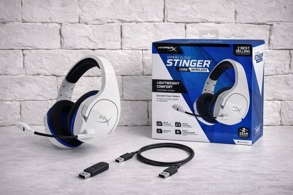 Гарнітура ігрова HyperX Stinger Core Wireless (HHSS1C-KB-WT/G)