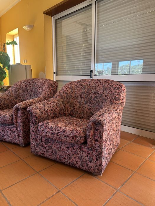 conjunto de sofás individuais