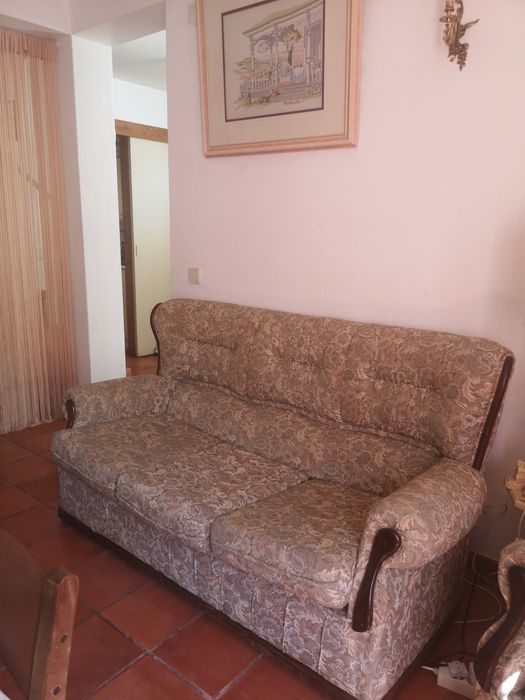 Sofá grande de 3 lugares e 2 individuais