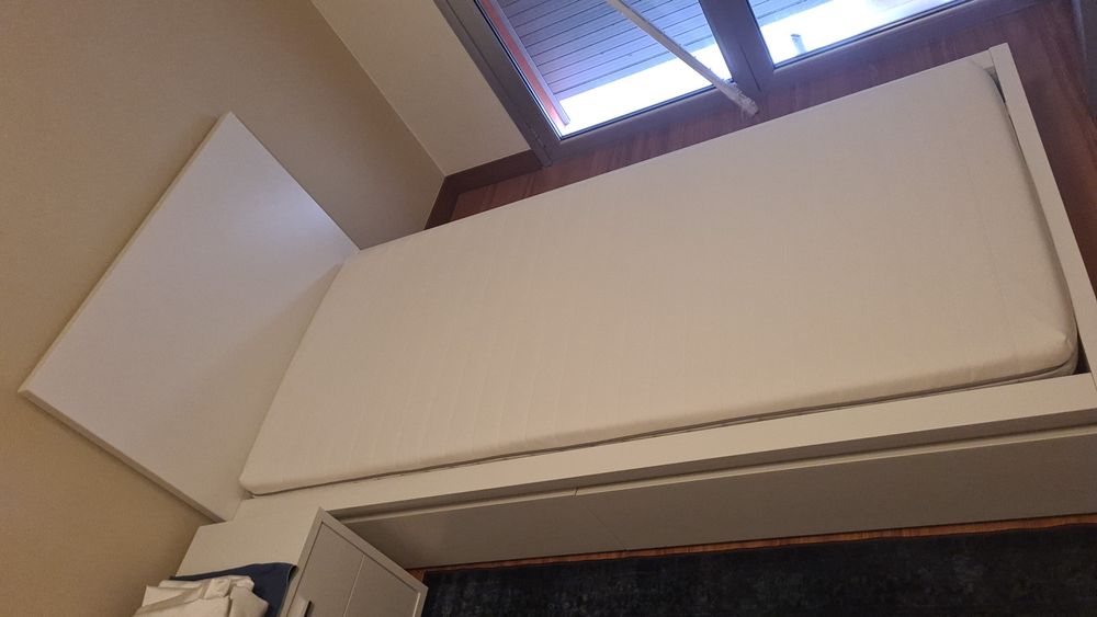 CGavetões para cama malm 90 x 200 cm - Nova