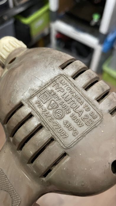 Lutownica transformatorowa td 08 100w prl technika w lodzi