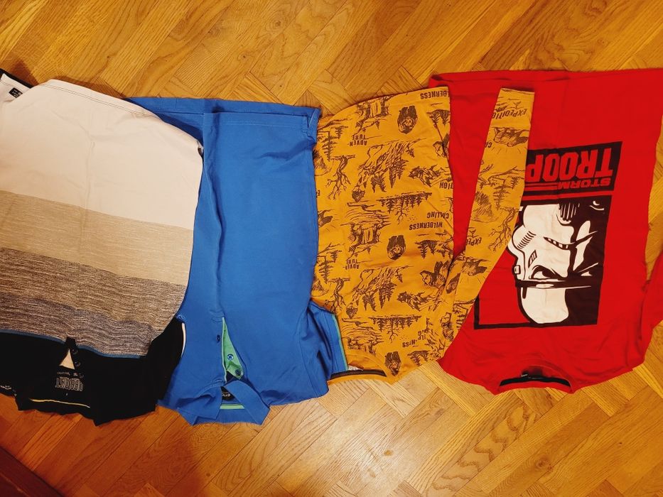 Mega paka dla chłopaka bluzki, bluzy, jeansy, piżamy 146 152 164