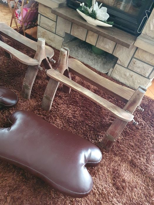 Taboret koziołek PRL