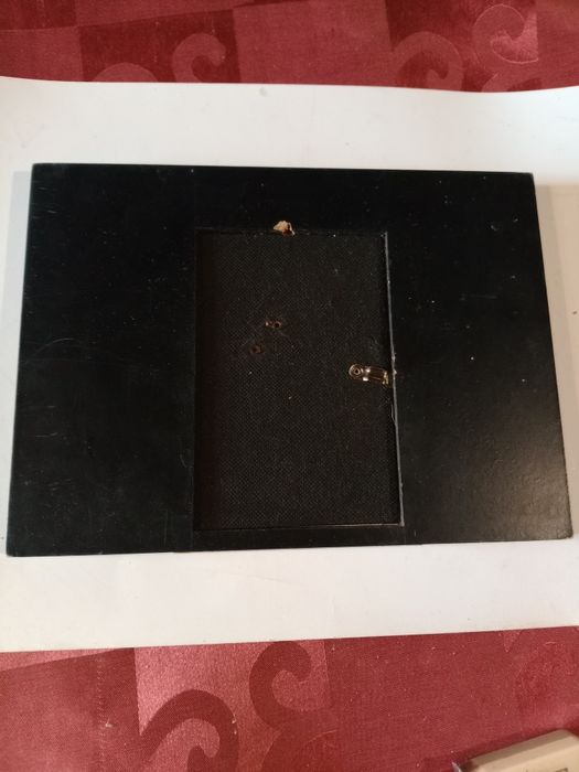 Quadro moldura com fachada antiga