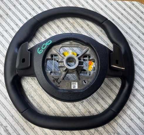 Fiat 600 kierownica skóra multifunkcja łopatki