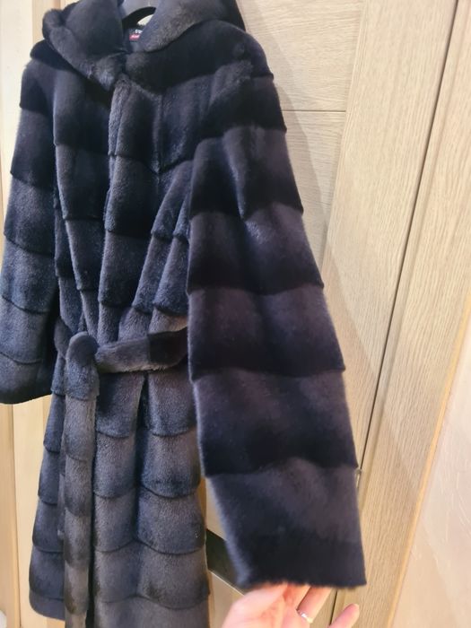 Шуба норкова екохутро, графіт