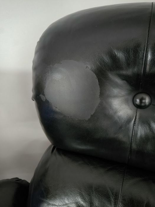 Диван + крісло шкіра і білий дуб