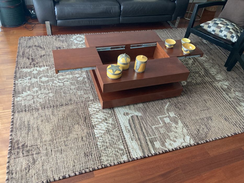 Mesa de centro em cerejeira 80X80cm