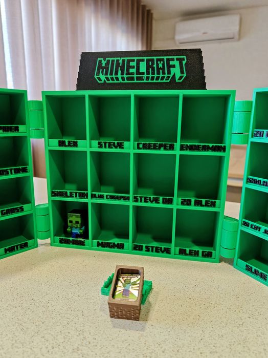 Expositor organizador mala Minecraft Funko Kinder