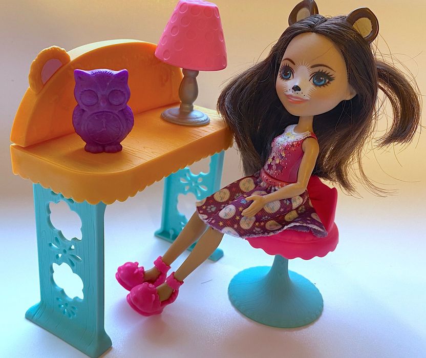 Enchantimals Zestaw Pokój Niedźwiedzia, Minilalka Bren Bear