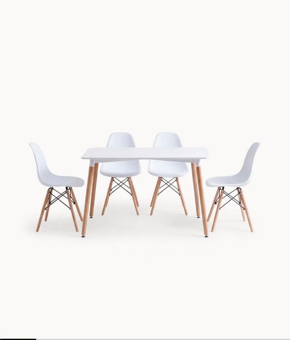 Mesa + 4 cadeiras Denver II — Homy Casa