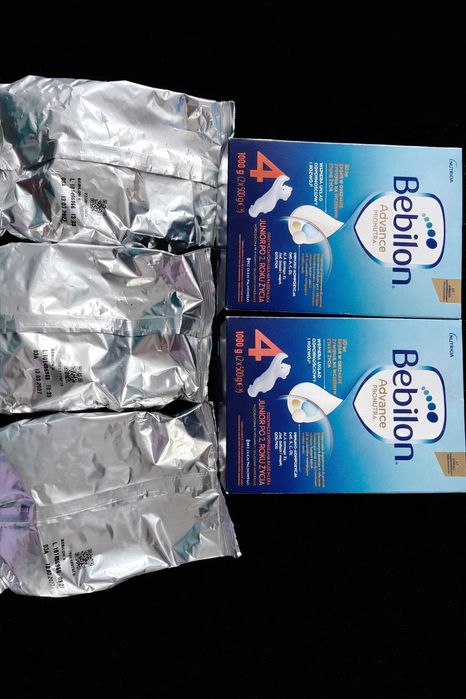 Bebilon 4 mleko 3 kartony 2x500g