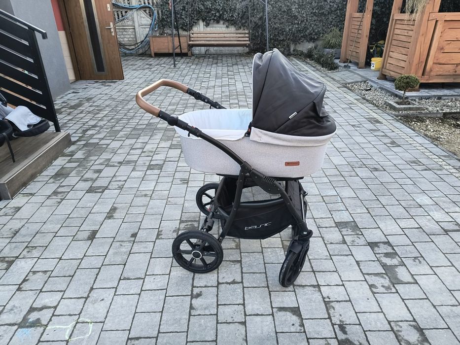 Wózek 3w1 Basic Plus Grey Fox na gwarancji