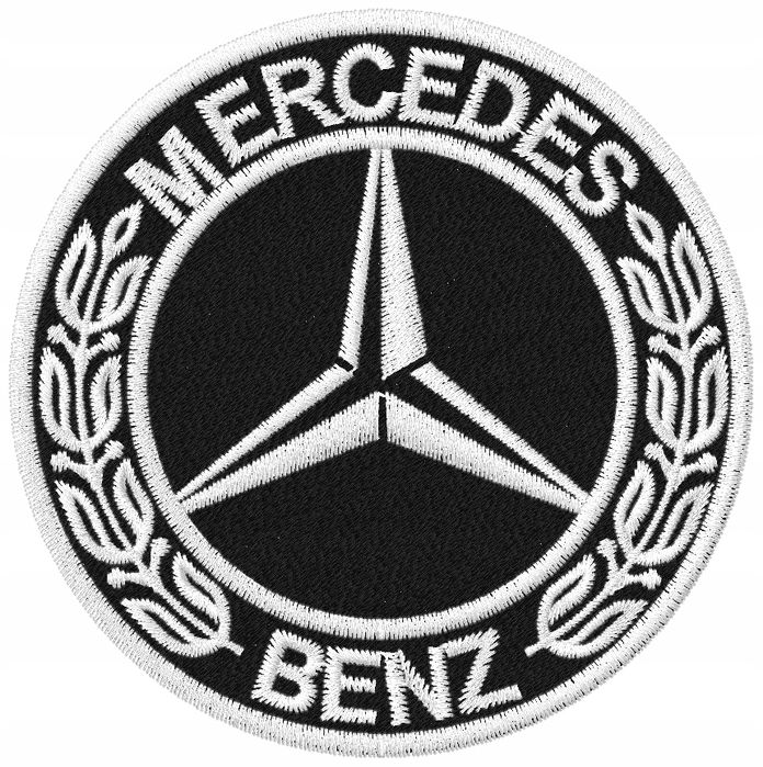 Termo Naszywka Mercedes Benz Gwiazda Motoryzacja Haftowana Naprasowank