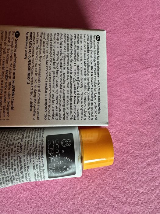 Farba do włosów Juvexin GKHair 8.43 blond