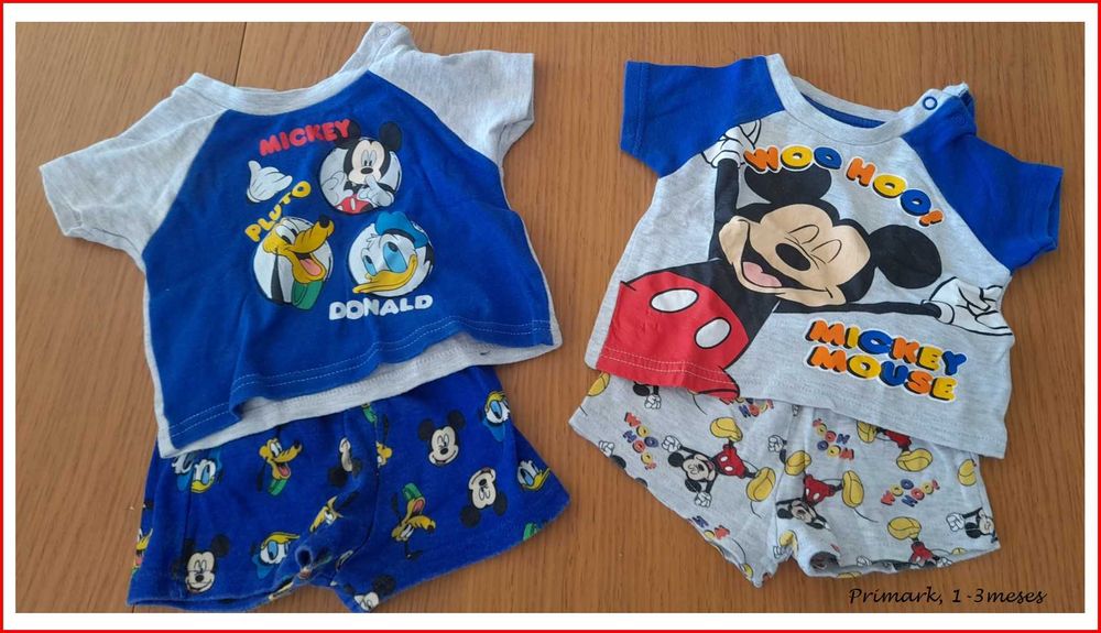 0-12Meses Menino Primavera/Verão - conjuntos e babygrows