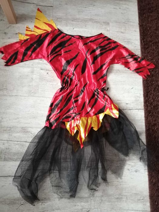 Super strój karnawałowy , halloween kobieta ogień roz. M-L