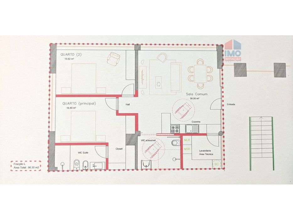 Loja Comercial Com Viabilidade De Tranformar Em Habitação T2