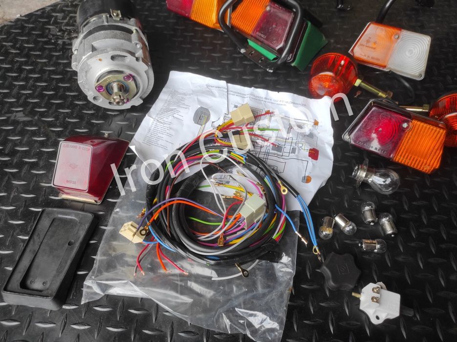 Komplet gum instalacji elektrycznej Dniepr Ural gumy przelotki