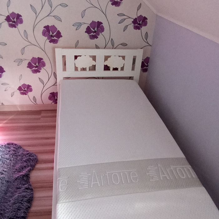 Łóżko białe 70/160