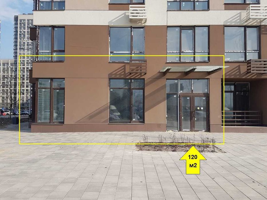 Фасад, кутове, ЖК Варшавський-2, навпроти ТЦ, вул.Олеся/вул.Крістерів